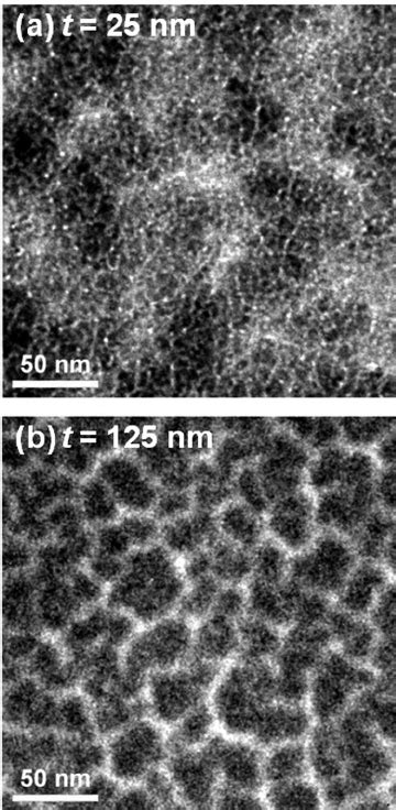 Bright Field Plan View Tem Images Of The Pr Fe B Thin Films With