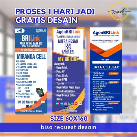 Jual Banner Agen Bri Banner Brilink Spanduk Bri Spanduk Brilink