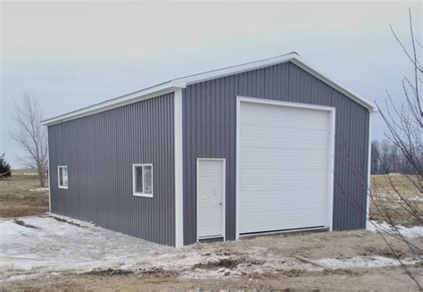 Steel Pole Barn In Woodham Ontario Cdn Buildings