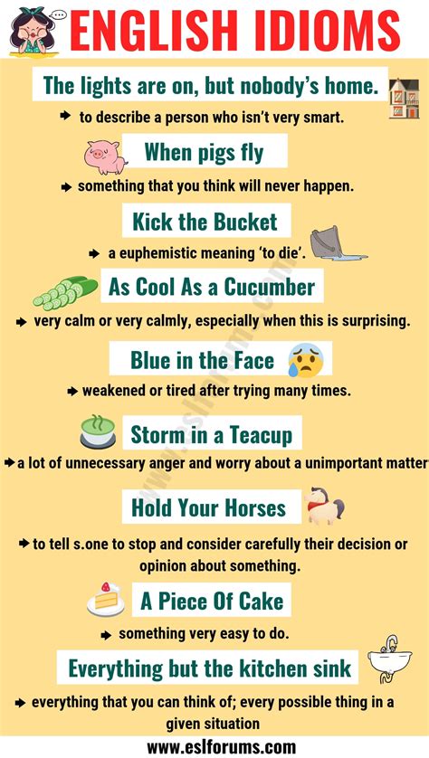 English Idioms