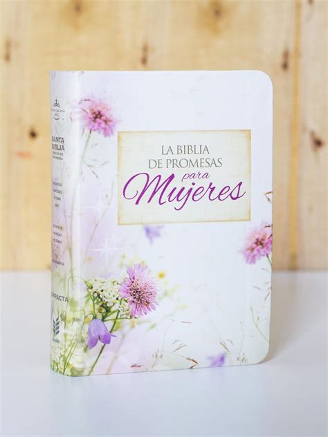 Biblia De Promesas Para Mujer Rvr Semipiel Cierre Flores