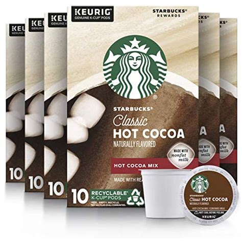 Starbucks Hot Cocoa K Cup Coffee Pods Hot Cocoa For Keurig Brewers 10