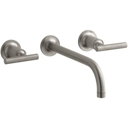 Kohler K-T14414-4-BN Brushed Nickel Purist 1.2 GPM Wall Mounted ...