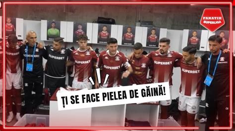 Mesajul FABULOS Al Lui Sapunaru DIN VESTIAR INAINTE De Rapid CFR Cluj