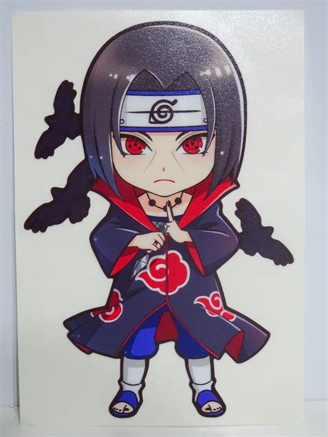 Naruto Itachi Uchiha Sticker 15x11cm Bam Anime Box Jalien