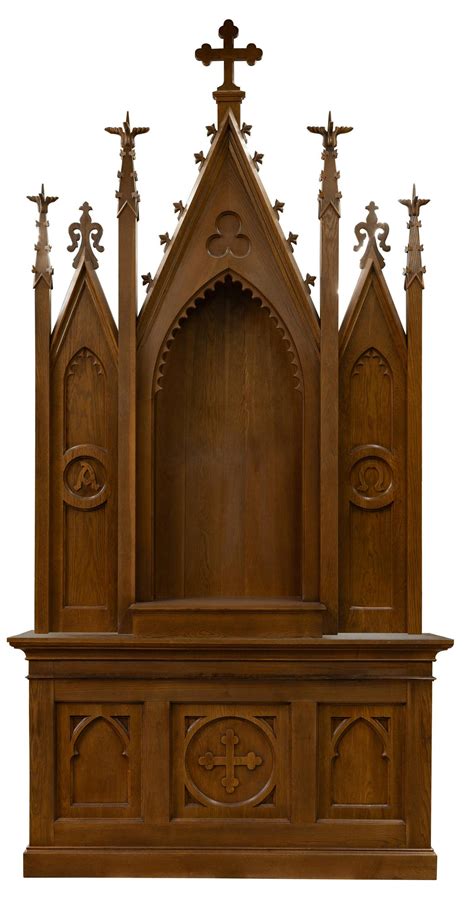 Carved Wood Church Altar Auction