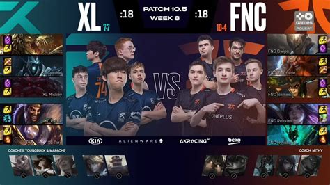 Excel Vs Fnatic PL LEC Spring Split 2020 W8D1 720p CDA