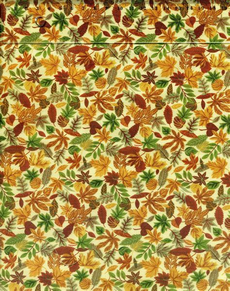 Tissu Patchwork Makower Feuilles D Automne Coq En Patch Le