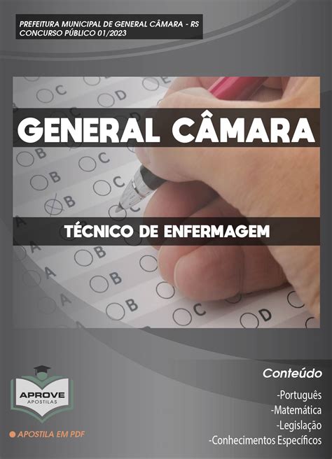 APOSTILA GENERAL CÂMARA TÉCNICO DE ENFERMAGEM Aprove Apostilas