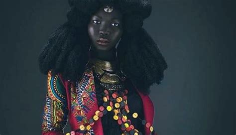 Meet The Beautiful Sudanese Model Nicknamed The “queen Of The Dark”