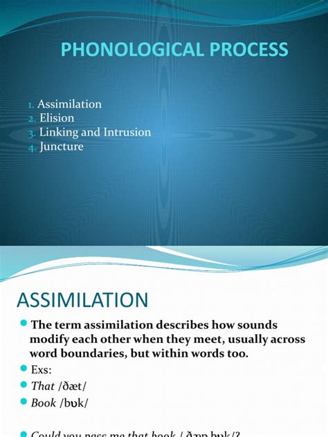 Phonological Process | PDF | English Language | Phonetics