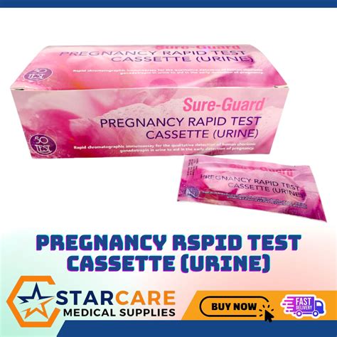 Pregnancy Test Urine Sure Guard Lazada PH