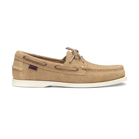 Chaussure bateau Homme DOCKSIDES Portland Flesh Out cuir suèdé Beige