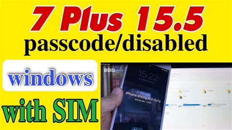 Windows Bypass Passcode Disable With Signal 7 Plus IOS 15 5 FREE