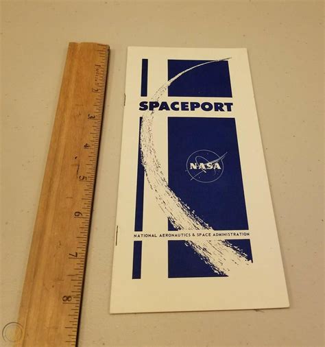 Vintage Nasa Spaceport Brochure 1960s Space Program Cape Kennedy
