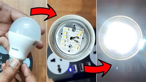 How To Easily Repair A Damaged LED Bulb DIY YouTube