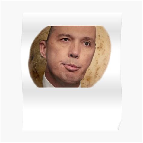 "Potato peter dutton- funny peter dutton meme" Poster for Sale by World-post-day | Redbubble