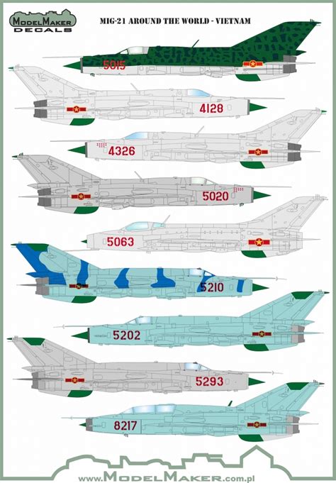 Model Maker Decals Mmd Mikoyan Mig Fishbed Around The Wor