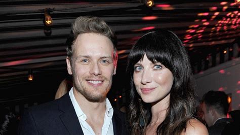 Outlander Stars Sam Heughan And Caitriona Balfe Party Together Ahead Of Golden Globes