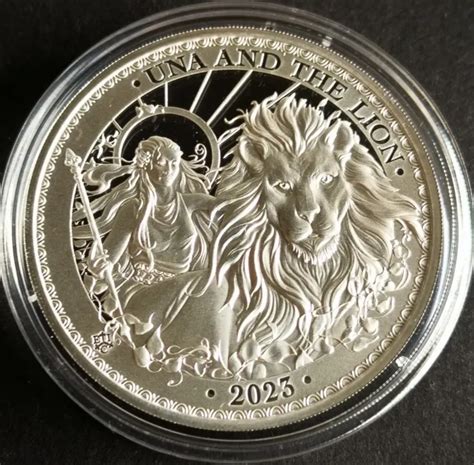 Una And The Lion St Helena Oz Silber Polierte Platte Proof