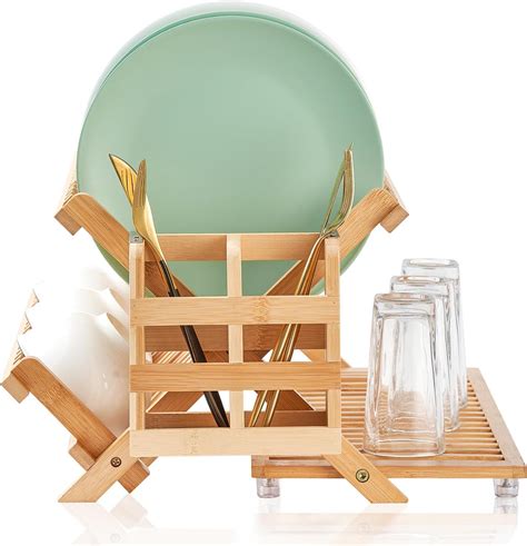 Amazon Earth S Dreams Bamboo Dish Drying Rack Tier