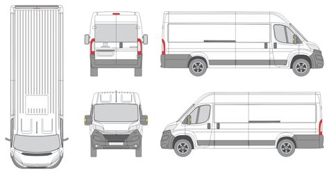 Citroen Jumper 2024 Med Long Vehicle Templates Unleashed