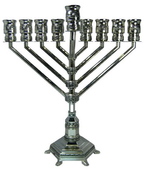 Chabad Style Hanukkah Menorah - Your Holy Land Store