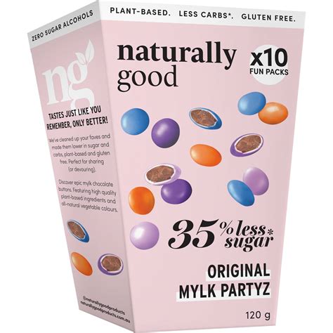 Naturally Good Original Mylk Partyz 10 Pack Woolworths