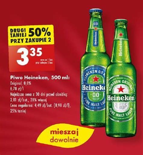 Promocja Piwo Heineken Ml W Biedronka