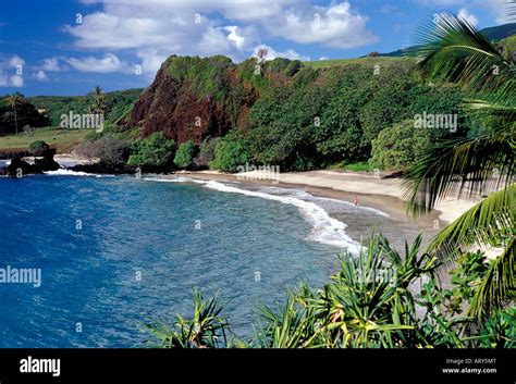 Hamoa Beach Hana Maui Stock Photo Alamy