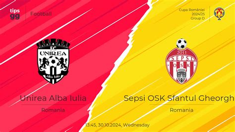 Watch Unirea Alba Iulia Vs Sepsi Osk Sfantul Gheorghe Live