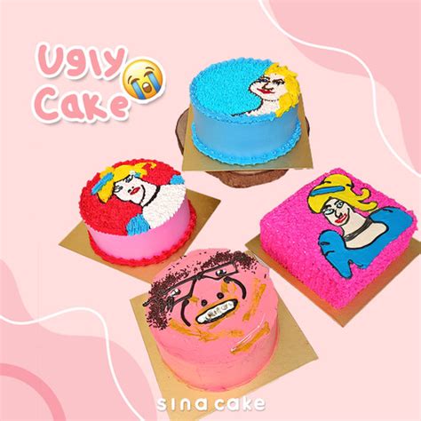 Jual Kue Jelek Ugly Cake Viral Bulat Jakarta Barat Sina Cake