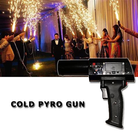 Cold Pyro Gun Stage Fountain Fireworks Spark Firing System Gun Receiver