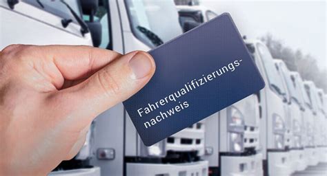 Bescheinigungen Zum Berufskraftfahrer Qualifikationsgesetz Off