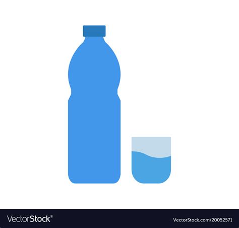 Water Bottle Icon Royalty Free Vector Image VectorStock