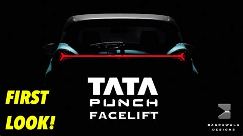 Tata Punch Facelift First Look Tata Punch Ev Concept By Bagrawala