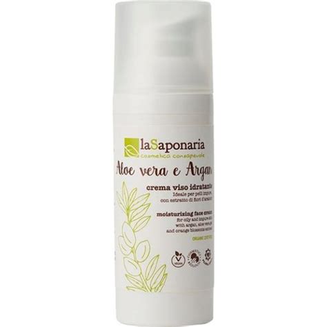 La Saponaria Hydraterende Alo Vera Argan Gezichtscr Me Ml Ecco