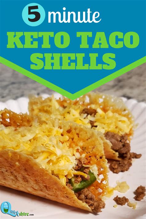 Keto Taco Shells Delicious Easy Crunchy Quirkshire