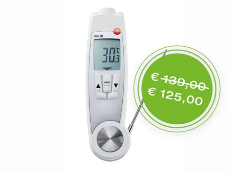 Testo 104 IR Klap Infrarood Thermometer Meetinstrumenten Voor