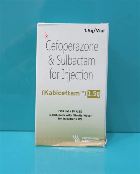 Cefoperazone Sulbactam Kabiceftam 1 5g Injection For Hospital At Rs