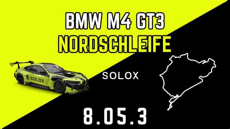 BMW GT3 Nordschleife ACC Setup Hotlap 8 05 3 YouTube