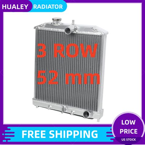 Row Aluminum Radiator For Honda Civic Del Sol Integtra Dc