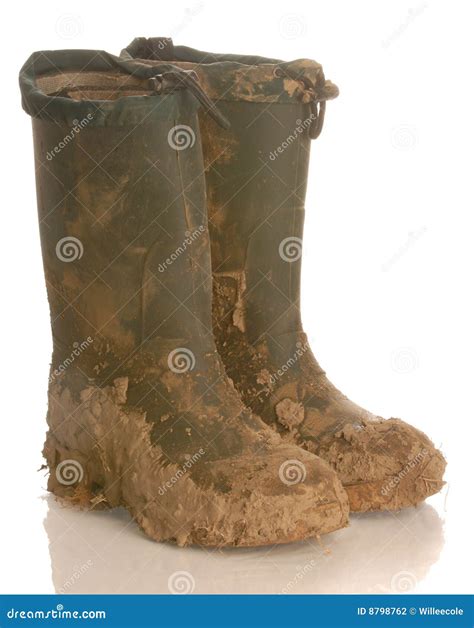 Muddy Rubber Boots Stock Photography | CartoonDealer.com #8798762