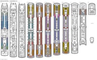 Zuiderdam decks, cabins, diagrams and pics.