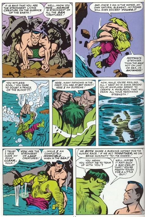 Hulk Vs Namor Comic Books Art Classic Comic Books Comic Book Artists