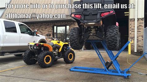 Atv Lift Raztech Power Sports Youtube