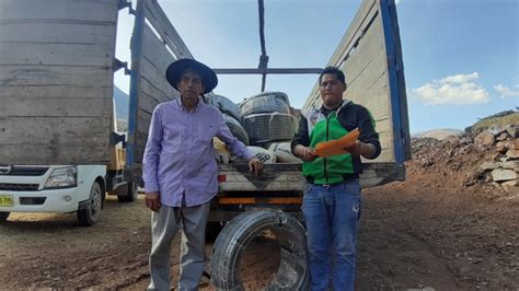 Vizcachayoc Entrega De Mangueras Riego Tecnificado Proyecto Productivo