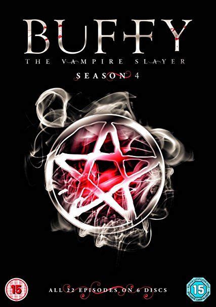 The Vampire Slayer Season 4 Dvd Cover With An Image Of A Pentagramil On It