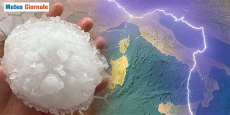 Meteo grosse novità per fine Luglio Purtroppo anche grandine grosse