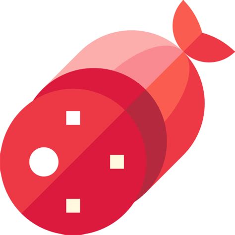 Salami Basic Straight Flat Icon